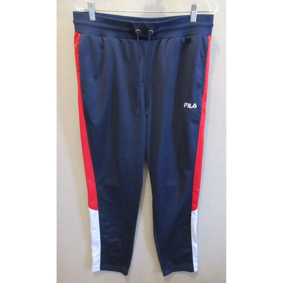 Fila Other - Fila Fleece Track Pants Size Large Shiny 34-36" x 31"